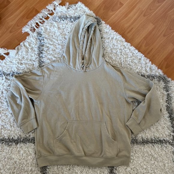 H&M Light- grey-green Hoodie- Size M - Picture 2 of 3